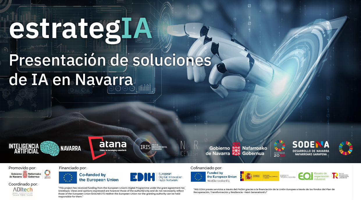 Jornada "estrategIA. Presentación de souciones de IA en Navarra"