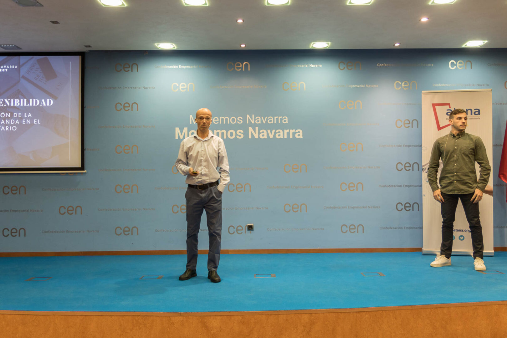 Iñigo Navarro, Responsable Área Industrial de CYC, y Juan Alonso, Consultor y científico de CYC
