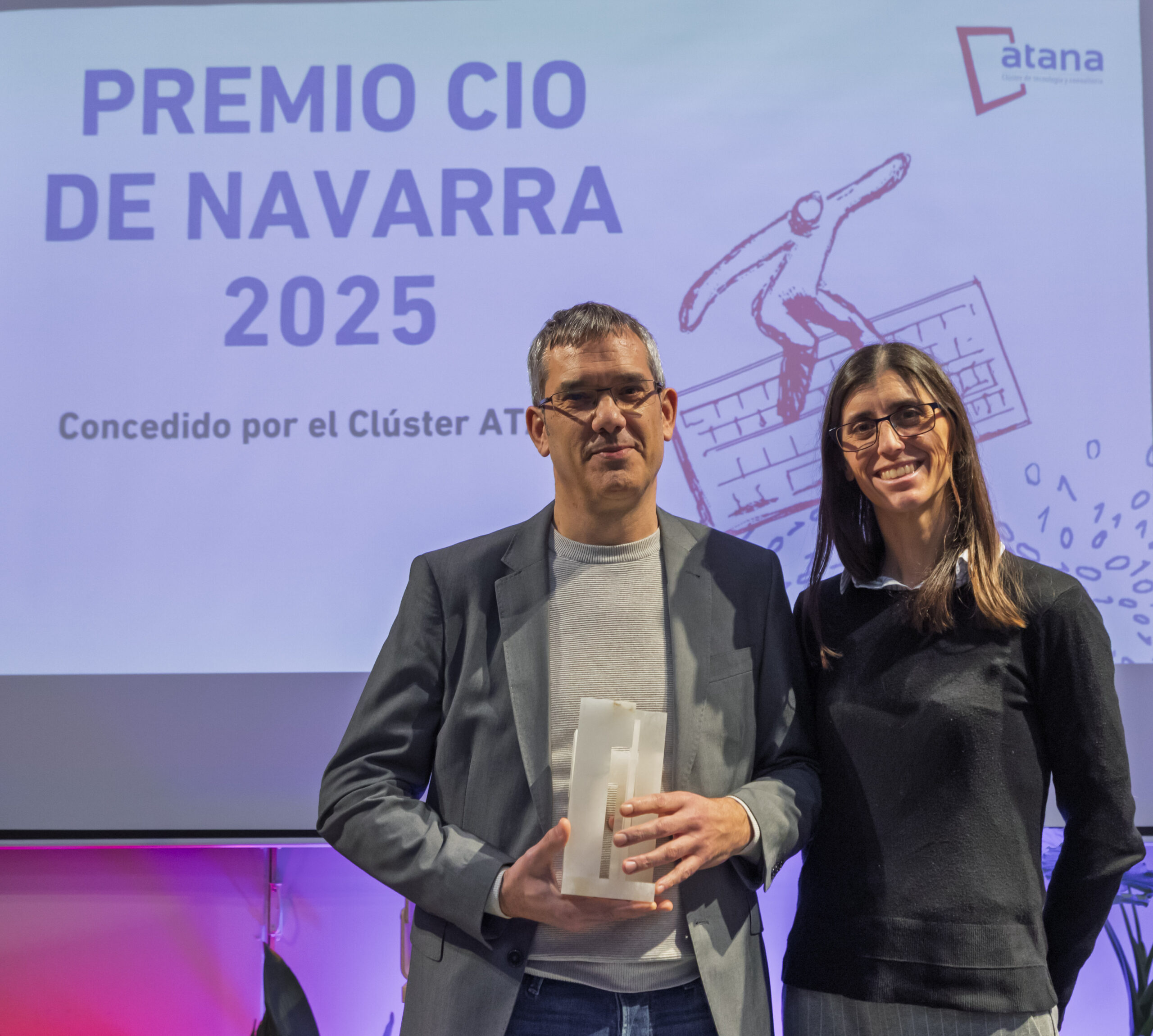 Jorge García Casanova, CIO, CISO y director de transformación digital de Mutua Navarra, recibe el Premio CIO de Navarra 2025