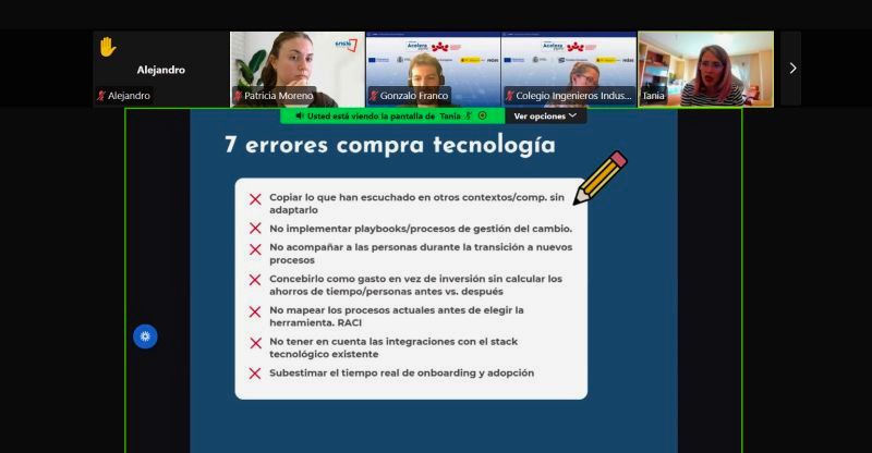 ATANA celebra la tercera y última sesión del ciclo sobre contratación tecnológica: «Cómo hacer una correcta valoración económica»
