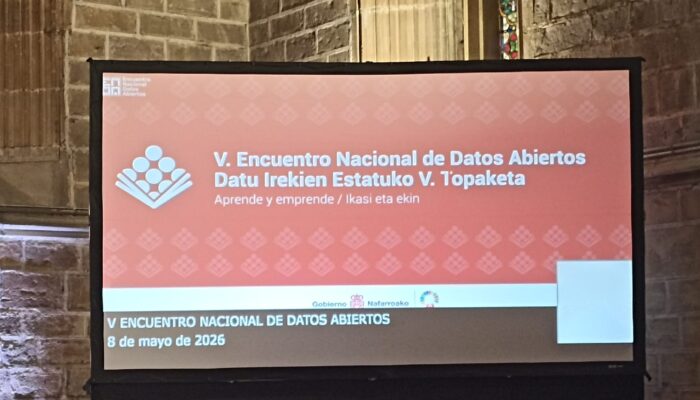 ATANA asiste al V Encuentro Nacional de Datos Abiertos en Pamplona