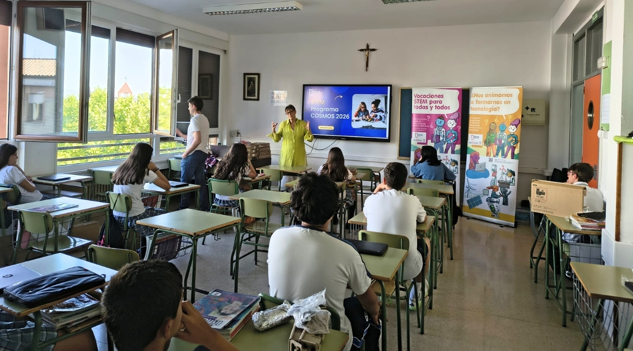 ATANA acerca las vocaciones STEM al alumnado del Colegio Santa Luisa de Marillac de Barañáin